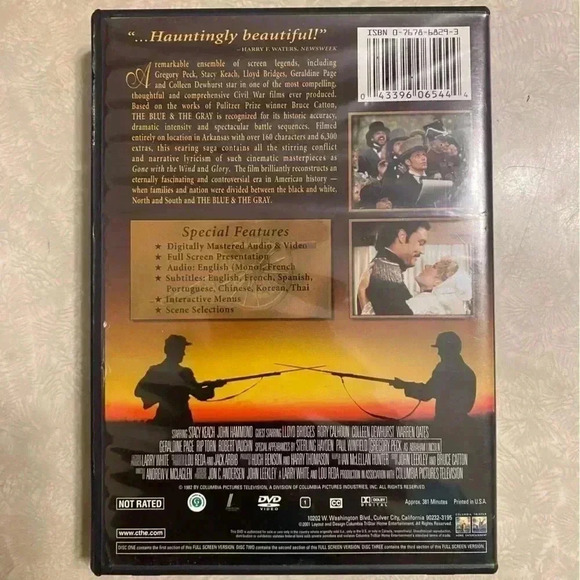 The Blue and the Gray DVD, 2005, 3-Disc Set - Picture 2 of 6